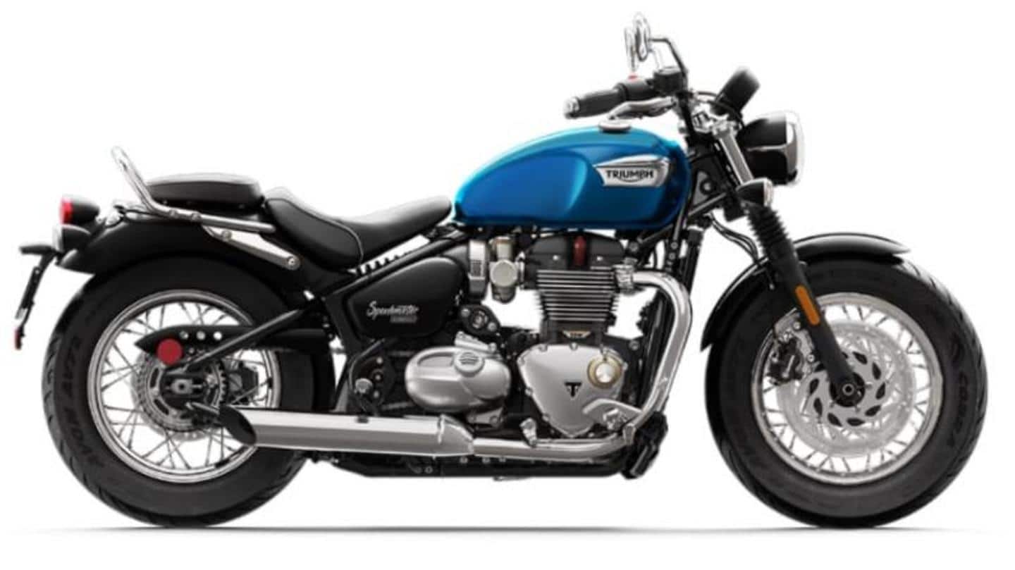 Triumph Bonneville Speedmaster launched at Rs. 11.34 lakh in India