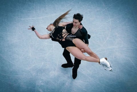These ice dancers skated to AI music at the Olympics