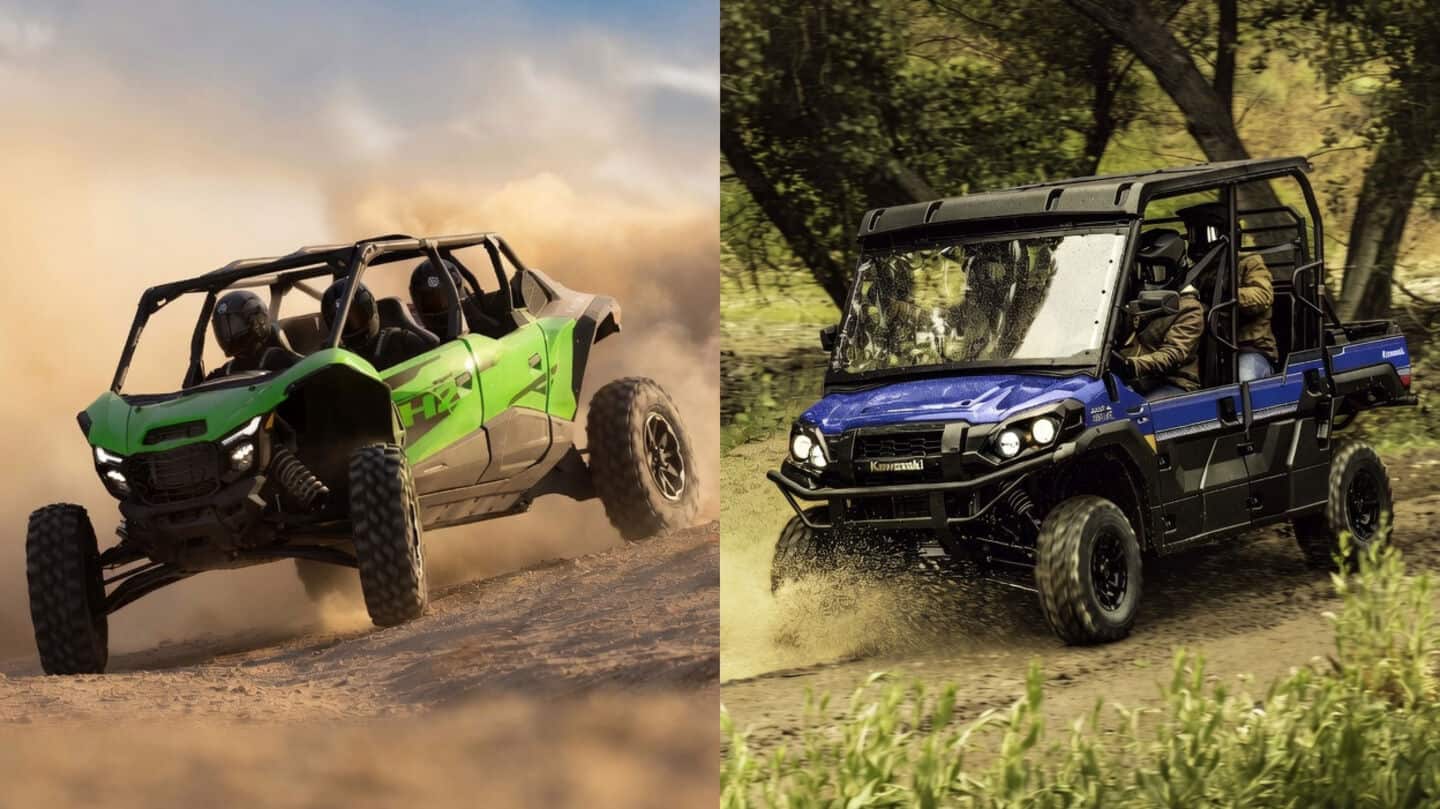 Kawasaki's new Side-By-Side vehicles in India are not road legal