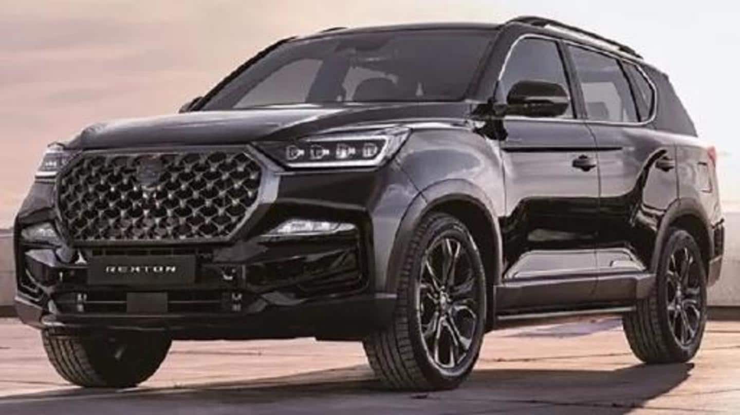Ahead of global debut, images of SsangYong Rexton (facelift) leaked