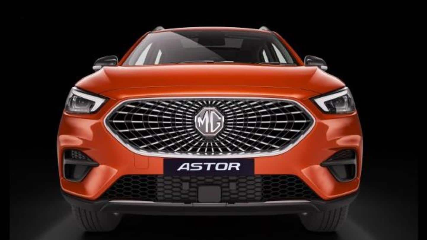 MG Astor SUV to be available with heated ORVMs