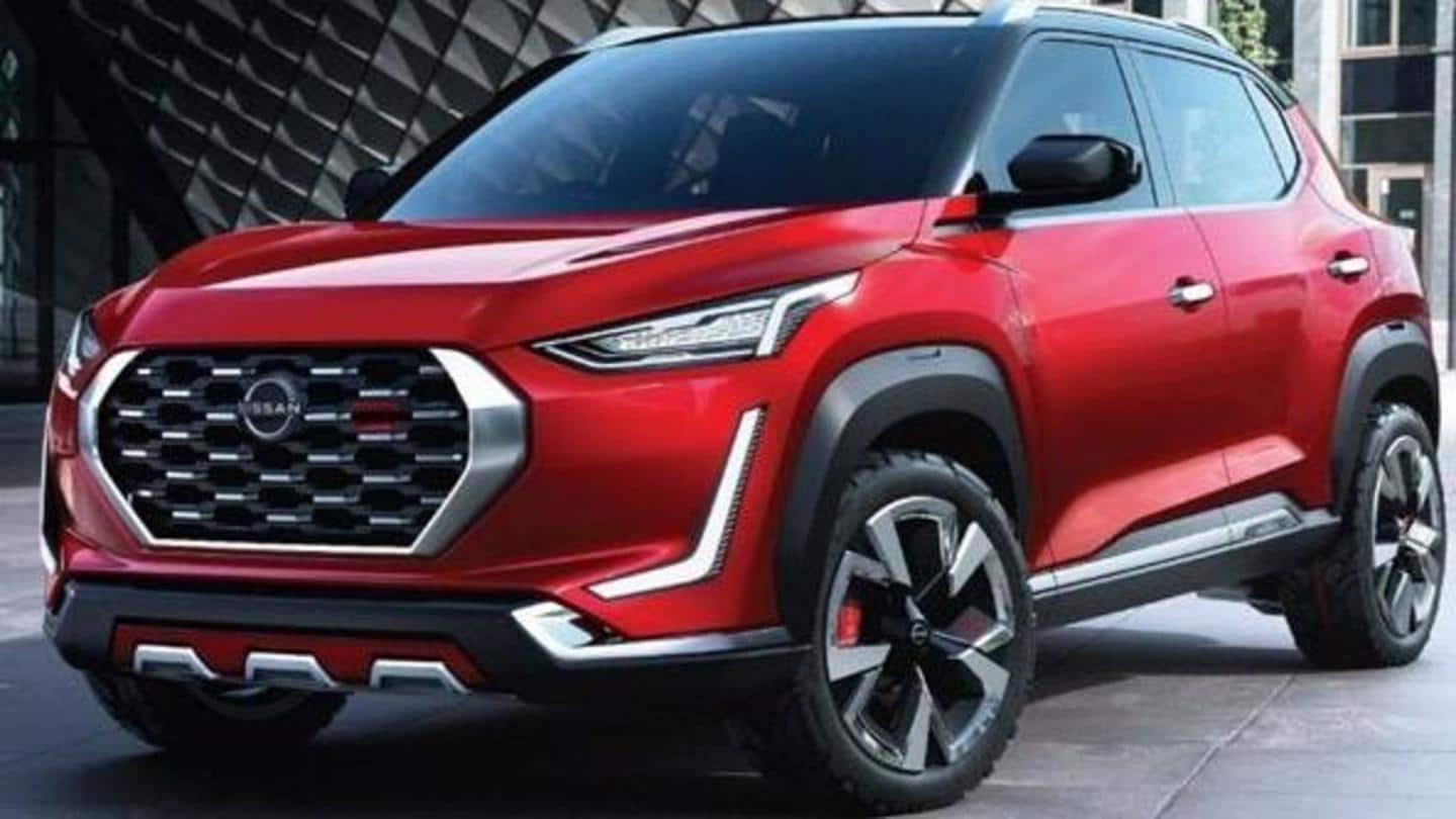 Ahead of launch, Nissan Magnite SUV spotted testing sans camouflage