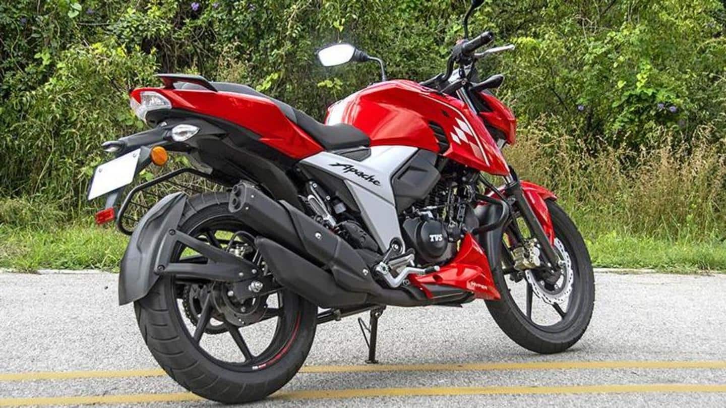 Bs6 Compliant Tvs Apache Rtr 160 4v Becomes Costlier In India Newsbytes