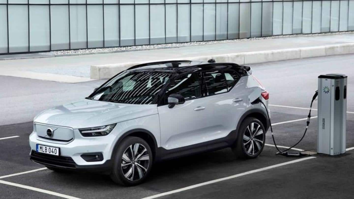 Volvo XC40 Recharge electric SUV receives first OTA software update