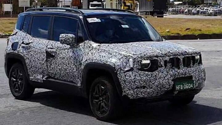 Facelifted Jeep Renegade SUV previewed in spy images: Details here