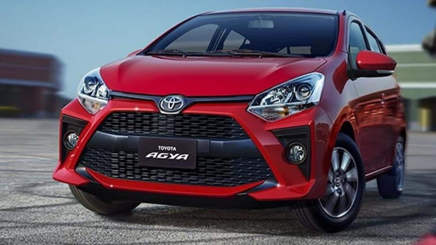 Toyota files design patent for the AGYA hatchback in India