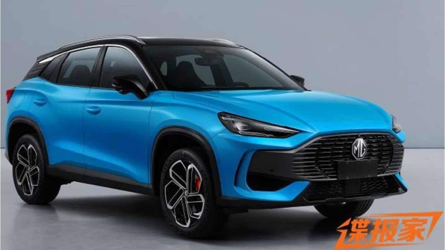 Prior to unveiling, MG One SUV previewed in leaked images