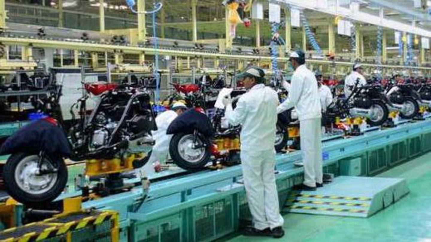 Bike sales up 12% but commercial vehicles witness 38% slump Bike sales up 12% but commercial vehicles witness 38% slump