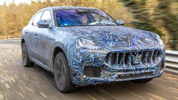 Maserati Grecale previewed in spy images; interior details revealed