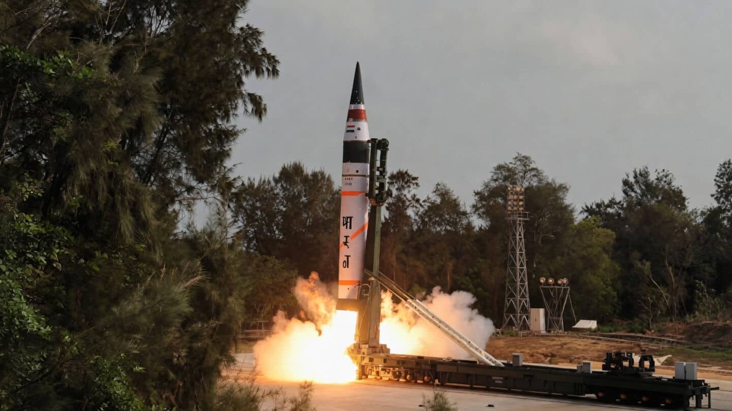 India successfully test-fires Agni-1 ballistic missile