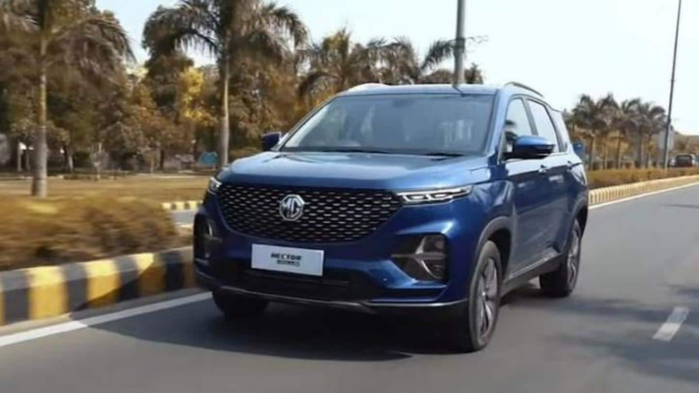 MG Motor opens bookings for Hector Plus SUV in India