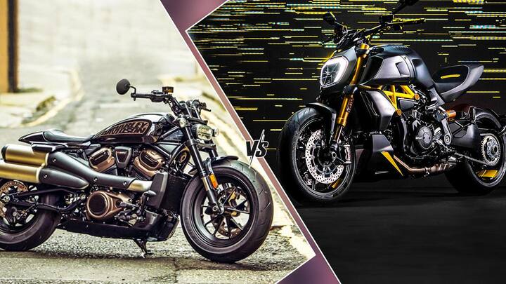Harley-Davidson Sportster S v/s Ducati Diavel 1260: Which is better?