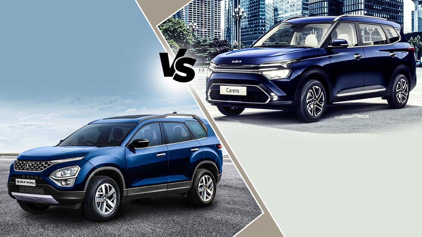 Kia Carens v/s Tata Safari: Which one is better?
