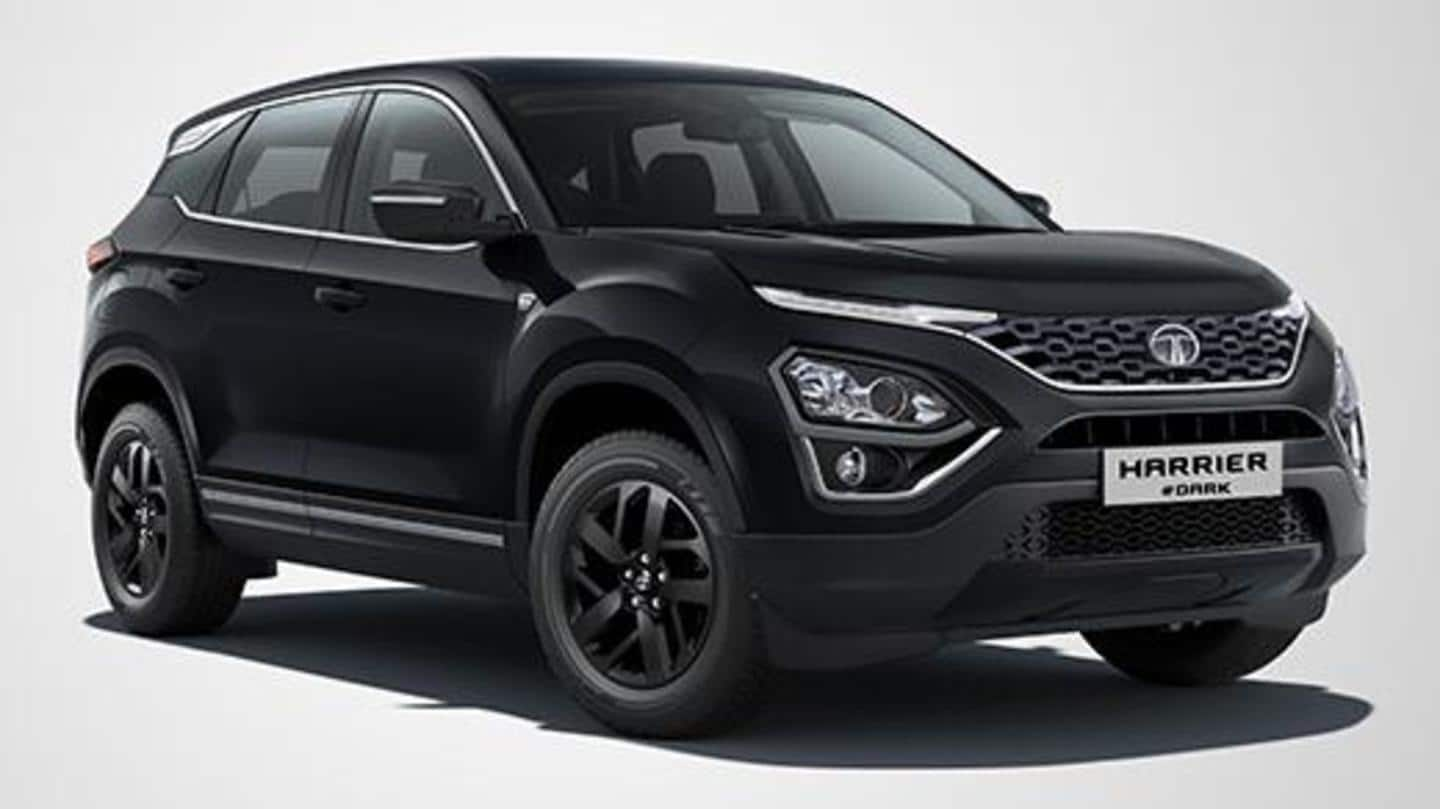 Tata Motors introduces affordable 'Dark Edition' variants for Harrier ...