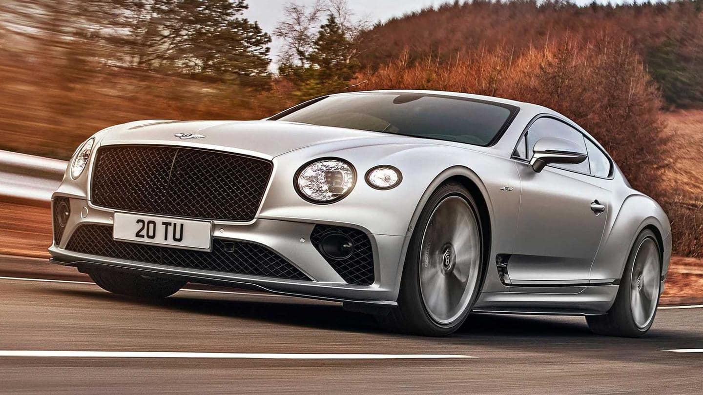 Bentley Continental GT Speed, with a 650hp W12 engine, revealed