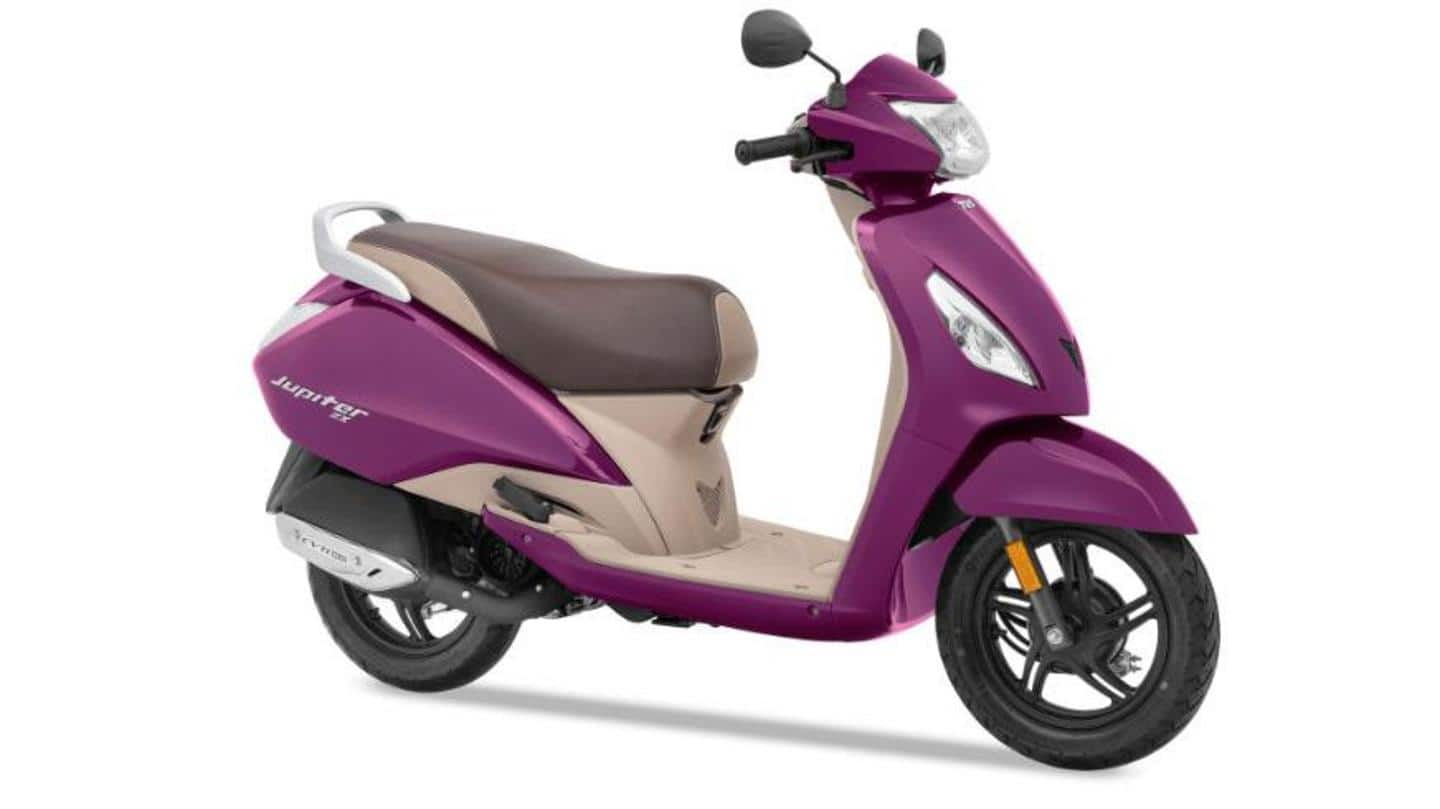 TVS Jupiter ZX, with i-Touchstart system, launched at Rs. 69,000 ...