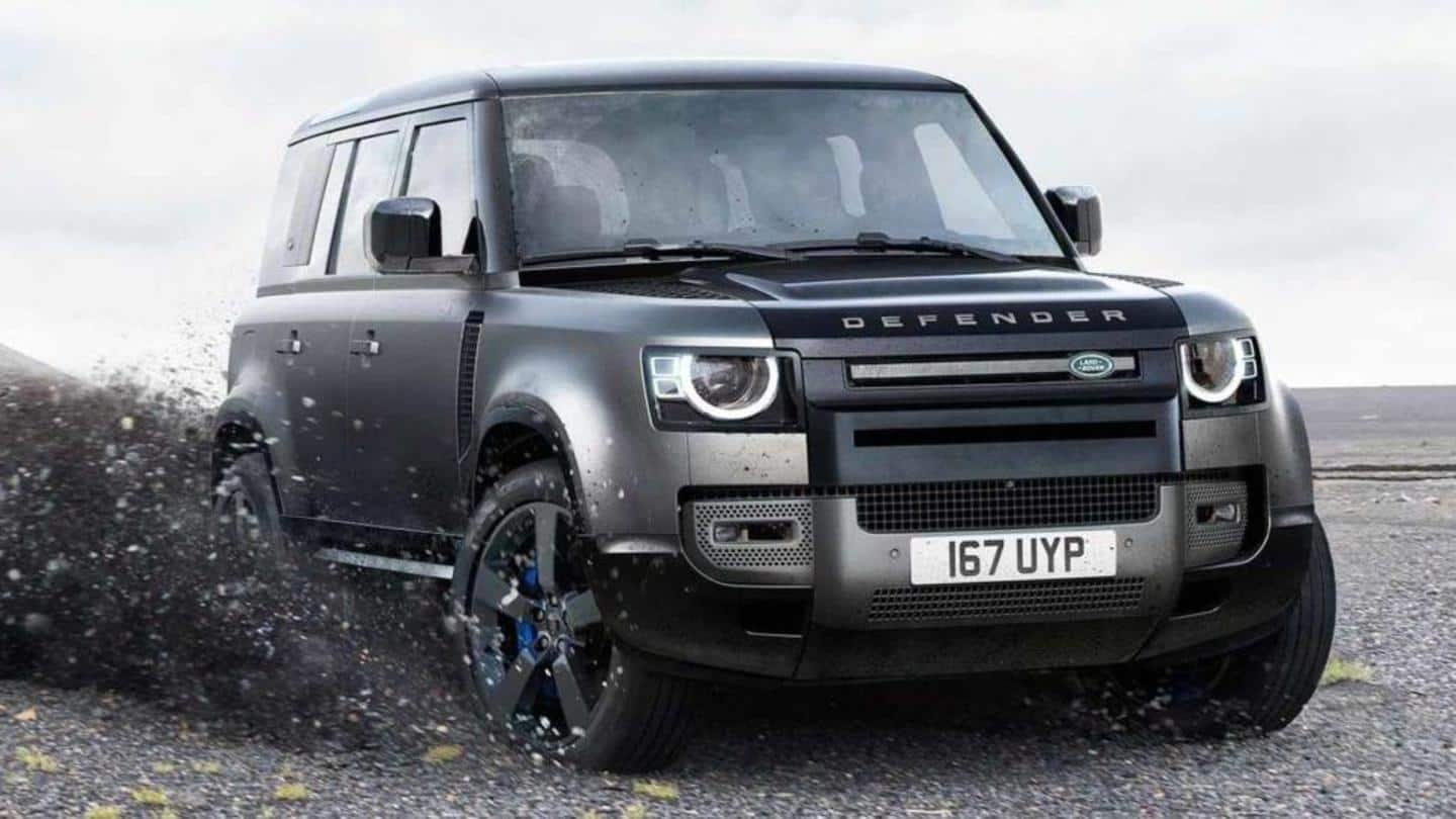 Land Rover Defender 130 SUV spied testing; design details revealed