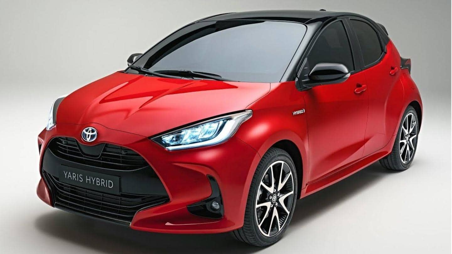 Toyota Yaris hatchback spied on test; design details revealed