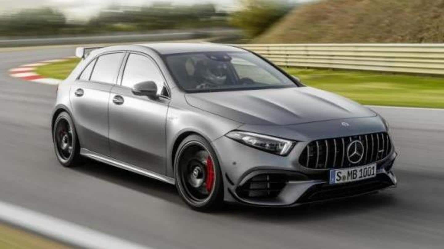 Prior to launch in India, Mercedes-AMG A 45 S teased