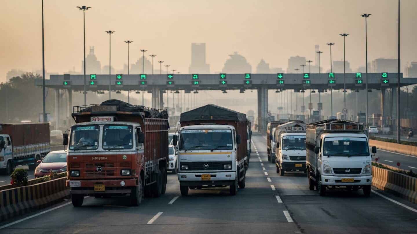 Commercial vehicles now have to pay more to enter Delhi