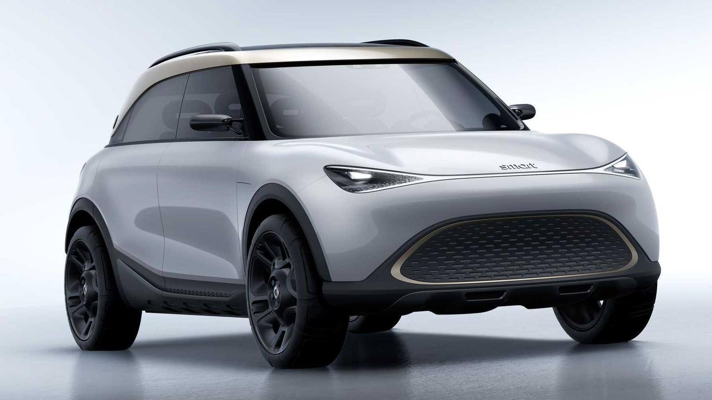 Smart Concept #1 electric crossover showcased at Munich Motor Show