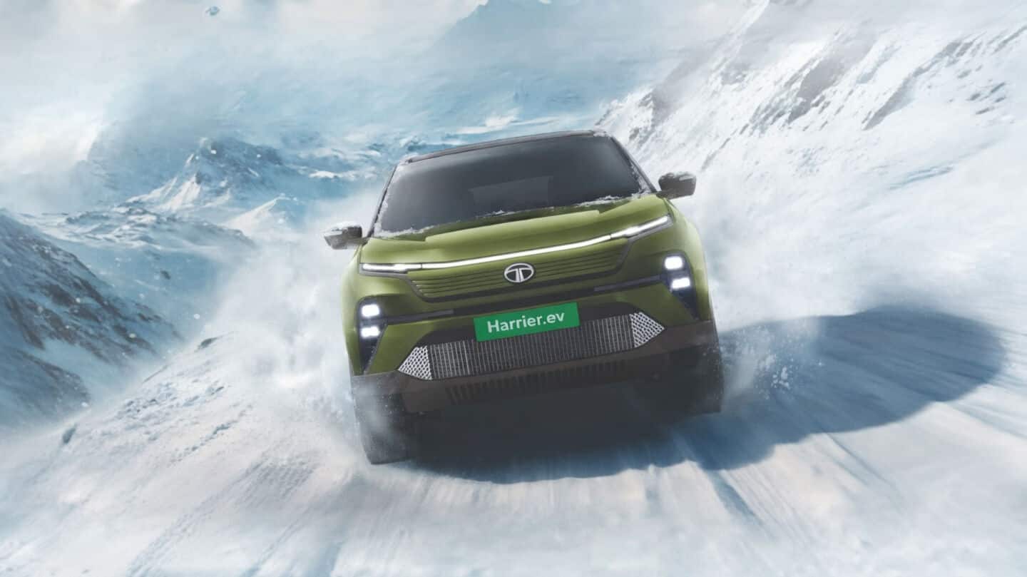 Tata Harrier.EV Fearless+ QWD arrives as India's most powerful SUV