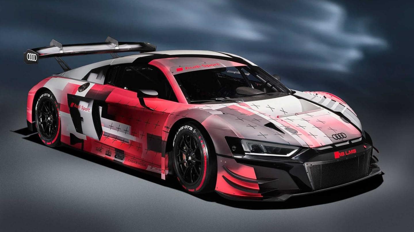 Audi R8 LMS GT3 evo II, with 585hp engine, unveiled