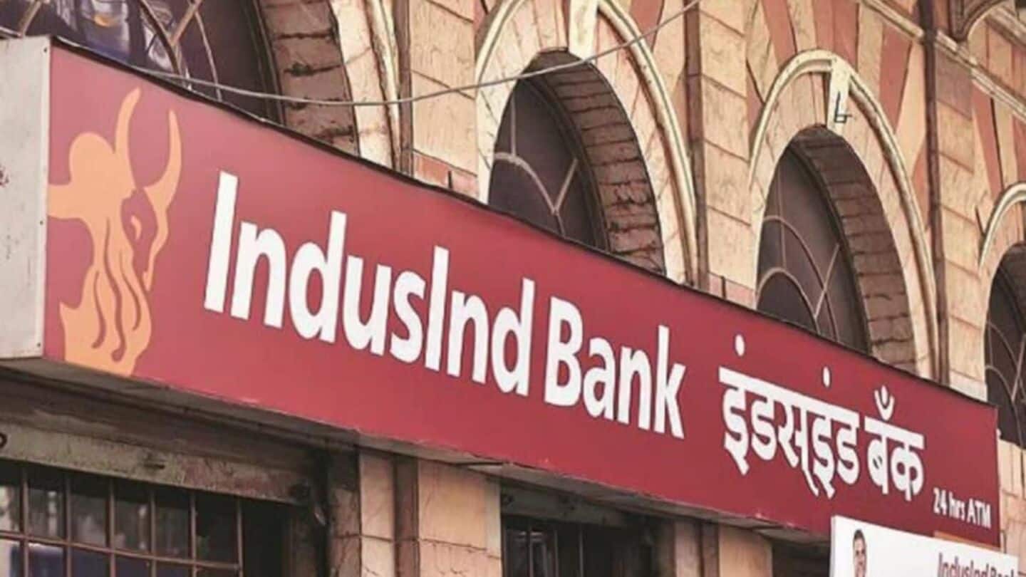 IndusInd Bank shares crash 3.5% today: Here we decode why