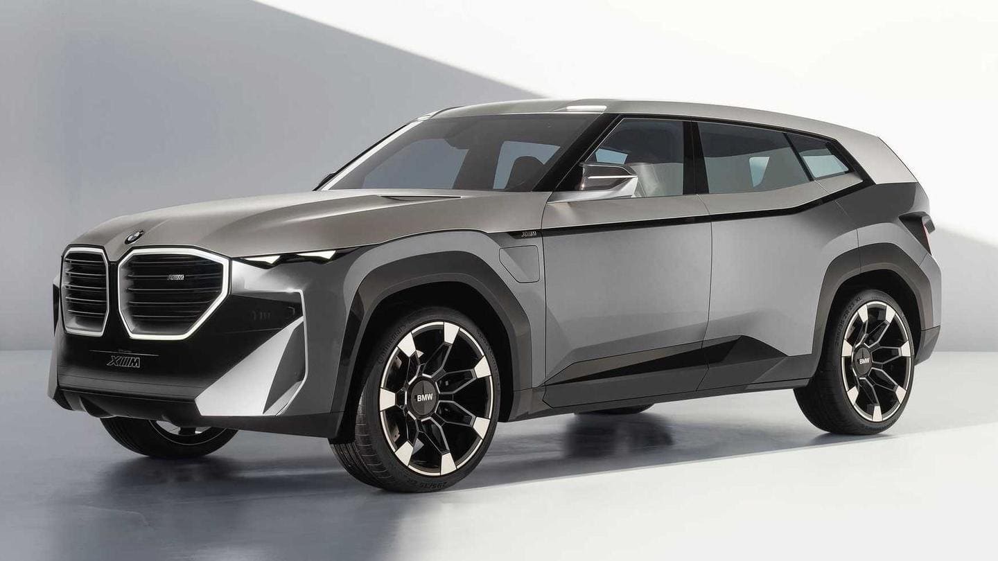 BMW Concept XM, with a 750hp plug-in-hybrid powertrain, breaks cover