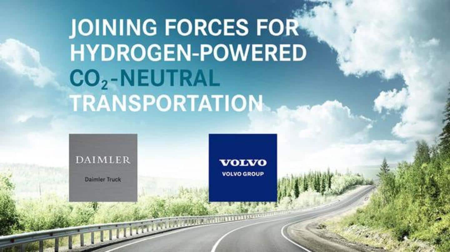 Daimler Truck AG and Volvo Group create fuel-cell joint venture