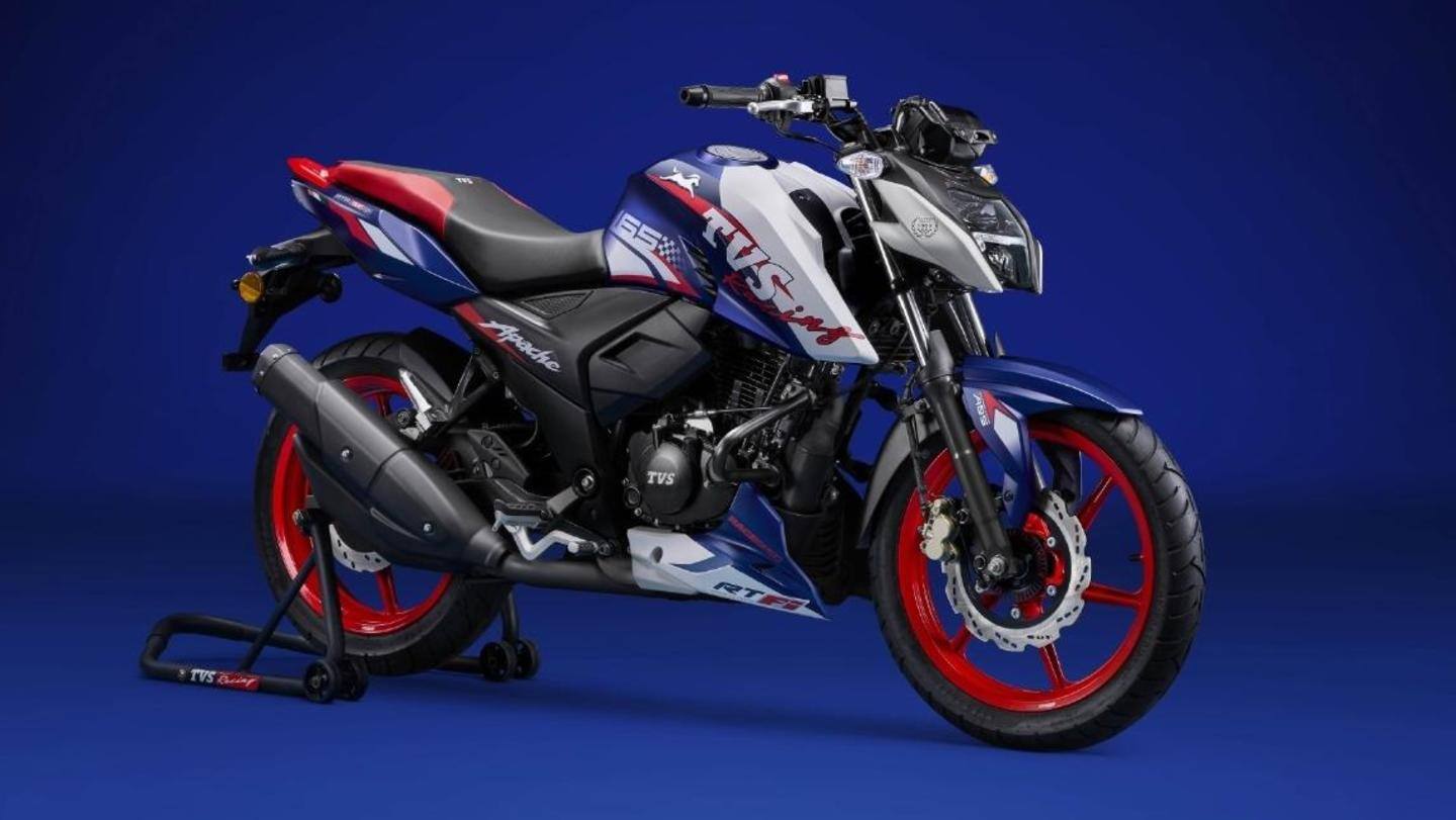 Limited-edition TVS Apache RTR 165 RP sold out in India
