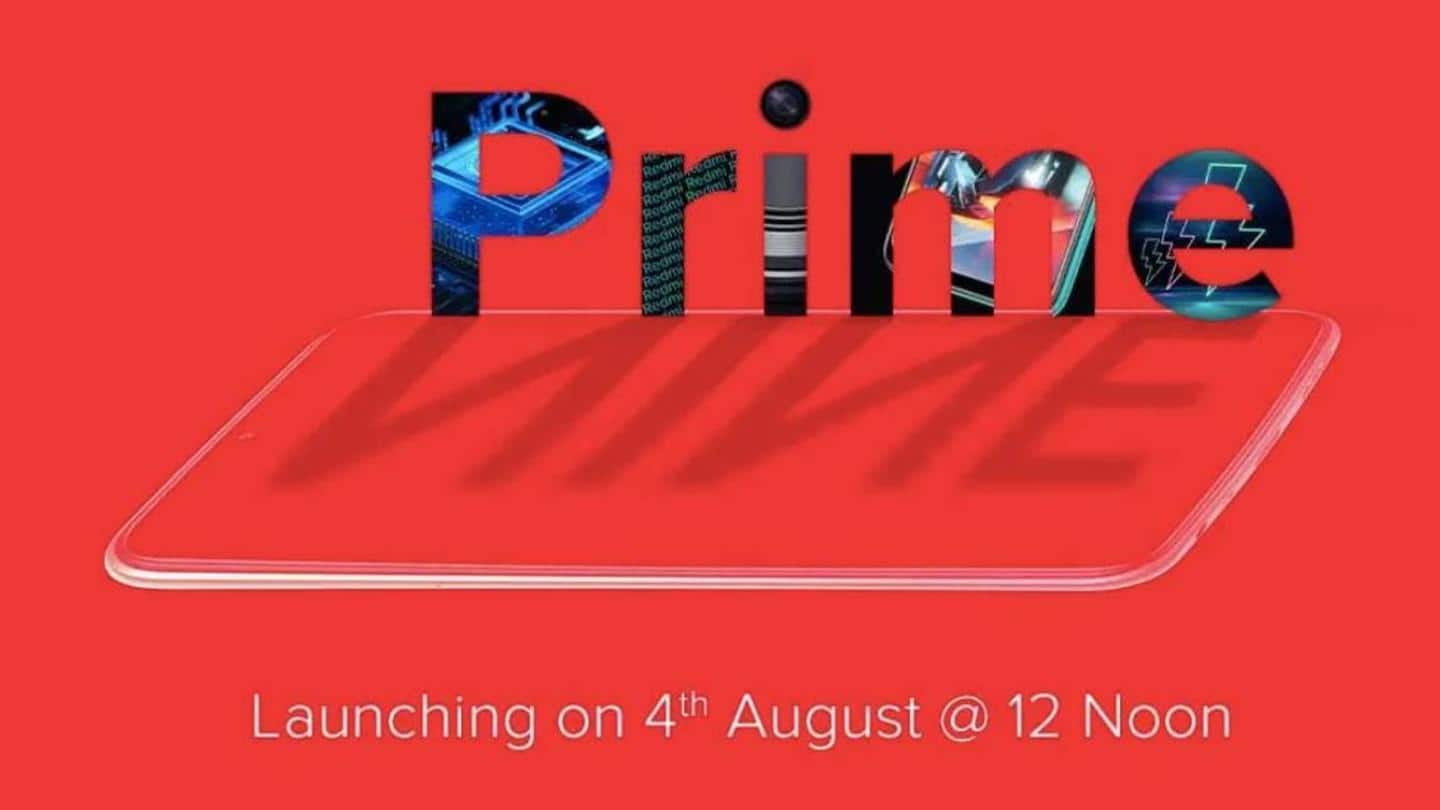 Redmi 9 Prime to launch in India on August 4