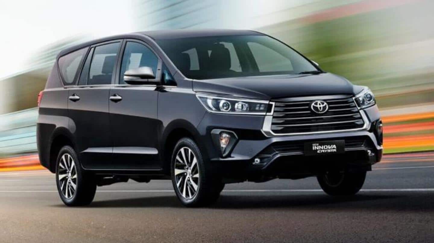 Toyota Innova Crysta MPV has become costlier by Rs. 68,000
