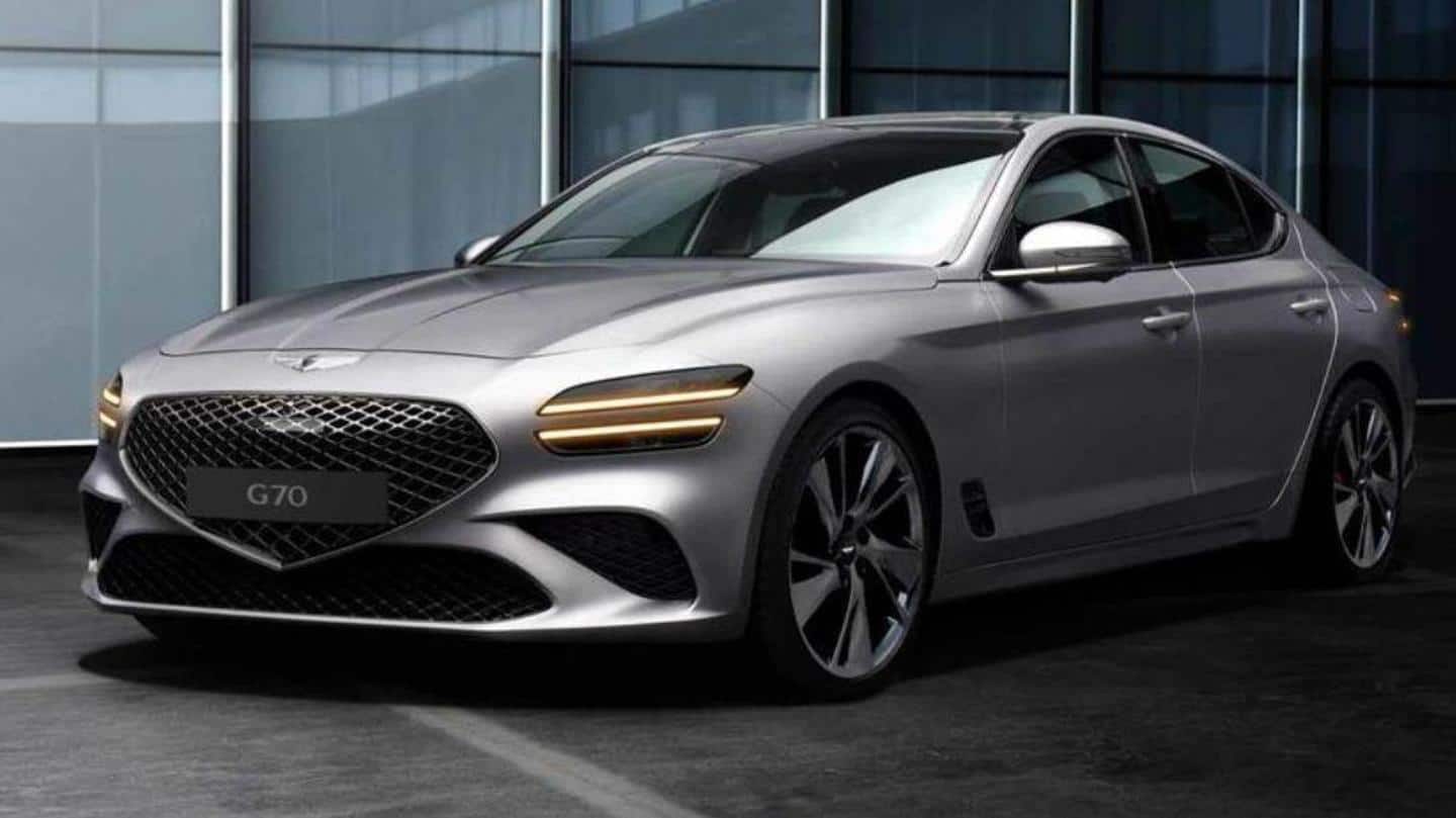 Genesis G70 (facelift) sedan unveiled: Check what's new