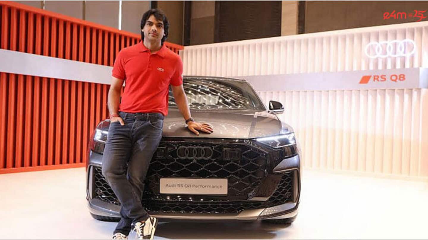 Neeraj Chopra is now brand ambassador of Audi India