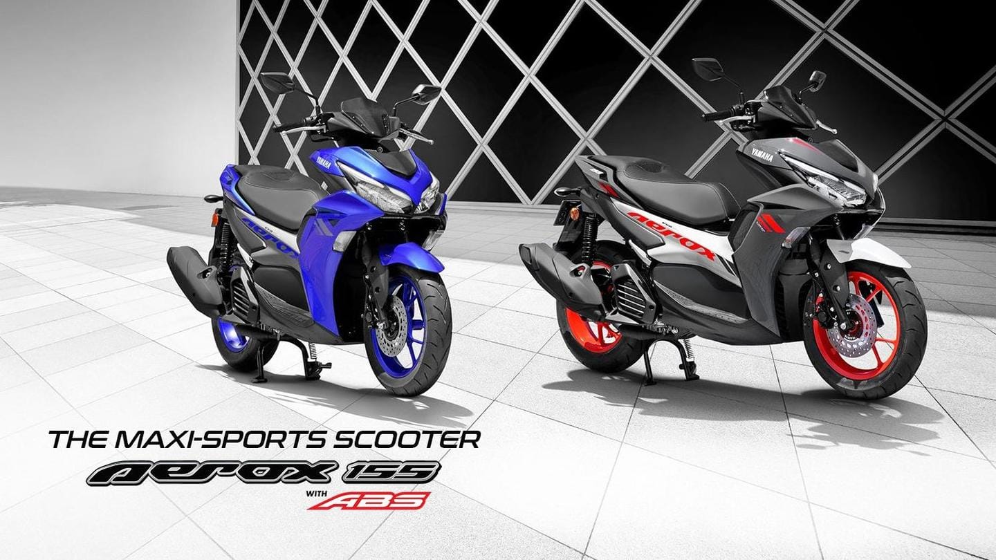 Yamaha AEROX 155 launched in India at Rs. 1.29 lakh