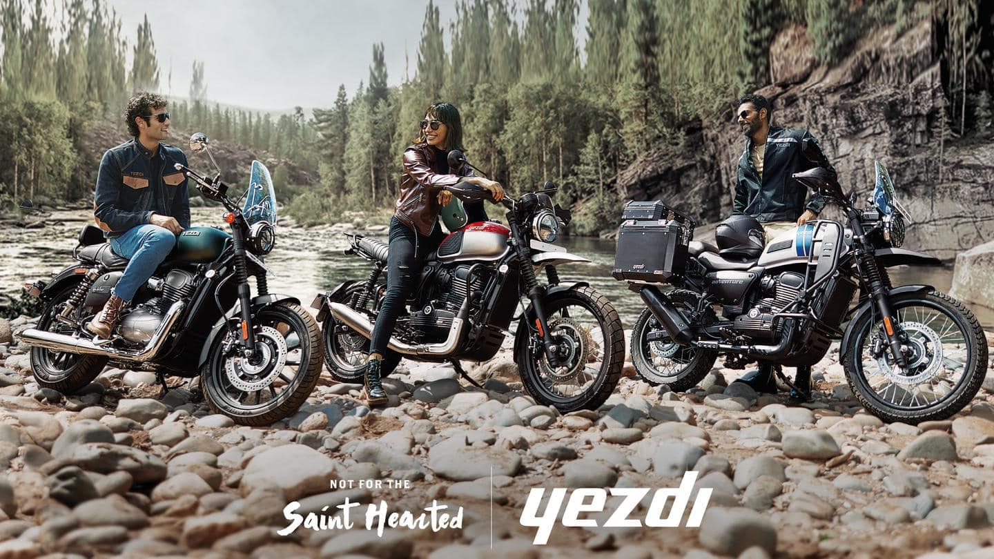 Yezdi Roadster, Scrambler and Adventure motorcycles go official in India