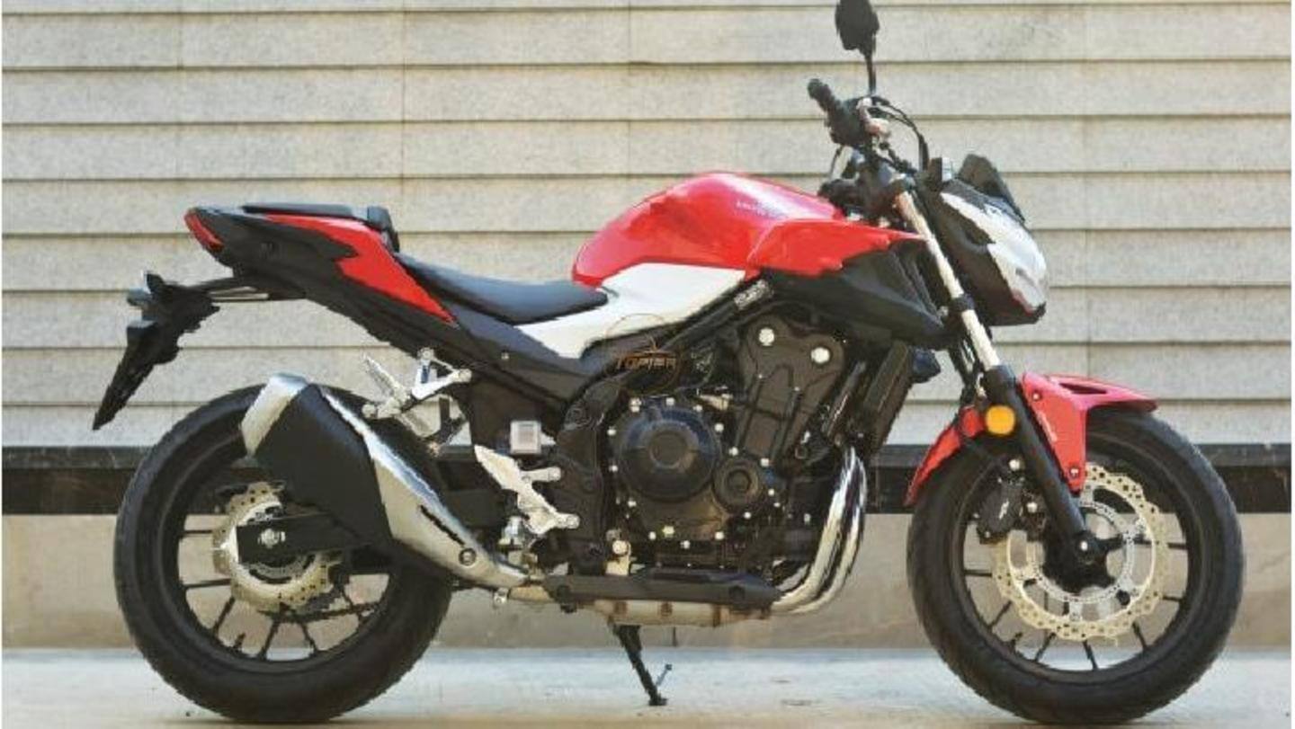 Honda CB400F, with a 399cc parallel-twin engine, launched in China