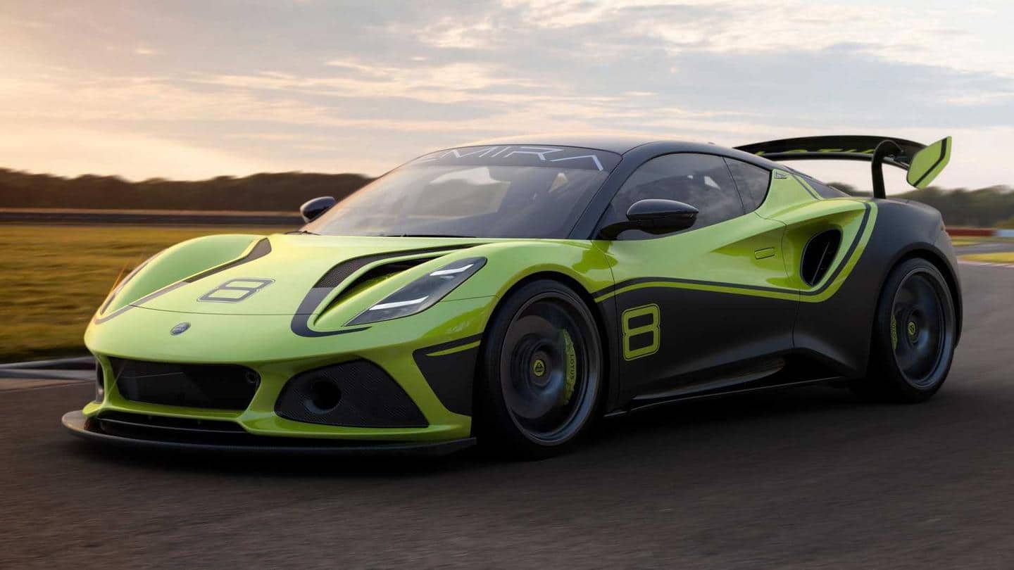 Lotus Emira GT4 concept, with a 3.5-liter V6 engine, revealed