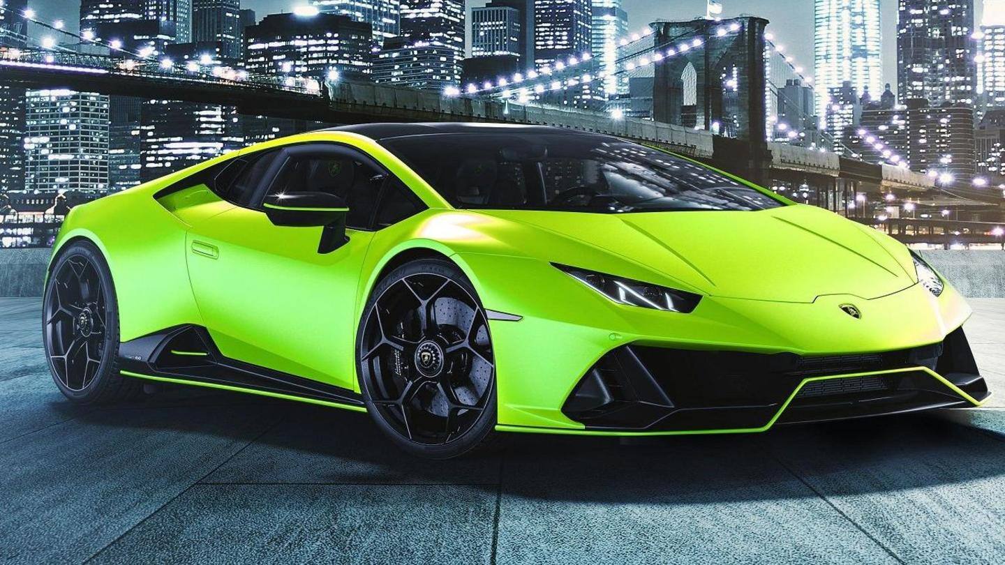 Lamborghini unveils 'Fluo Capsule' design package for Huracan EVO hypercar