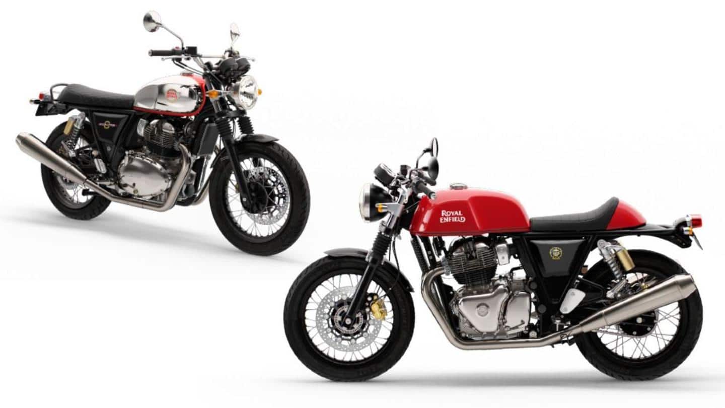 2021 Royal Enfield Interceptor and Continental GT 650 bikes launched