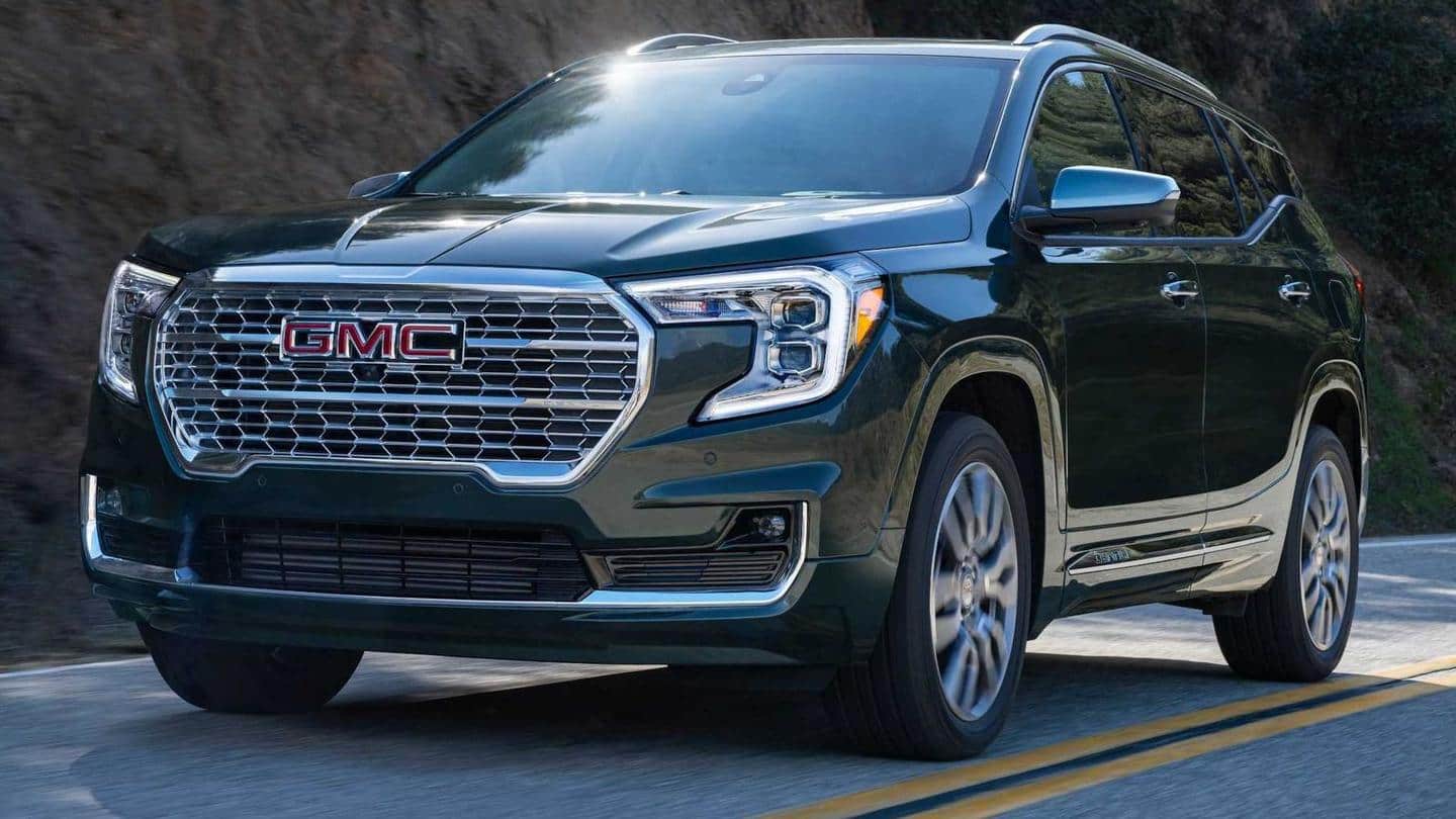 2022 GMC Terrain SUV, with new styling and features, revealed