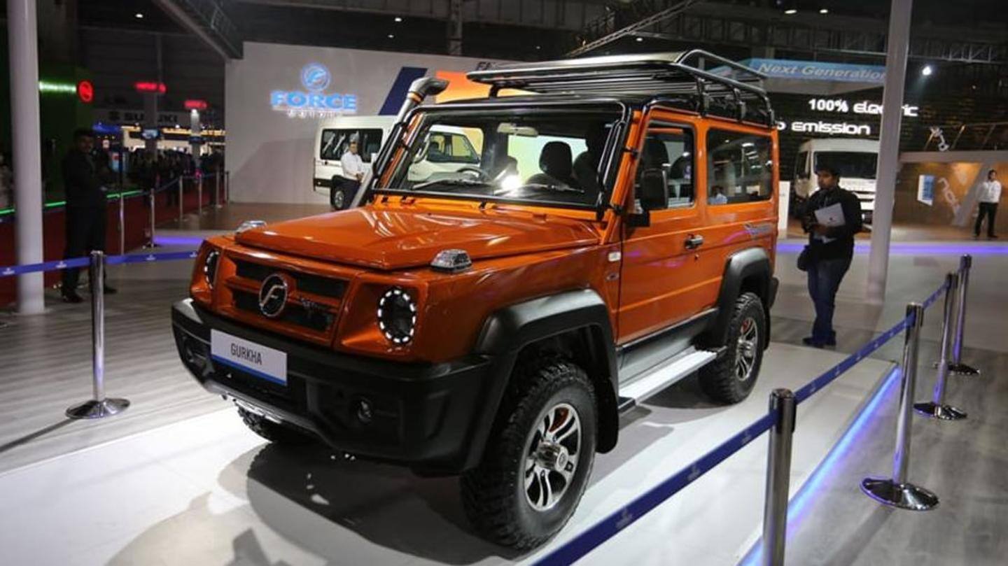 Force Gurkha: Expected to cost Rs. 10 lakh Force Gurkha: Expected to cost Rs. 10 lakh