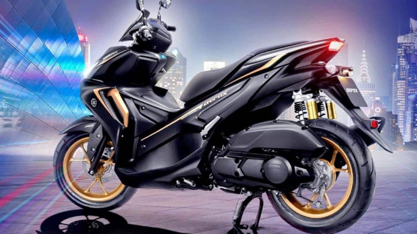 2022 Yamaha Aerox 155 scooter launched in Thailand 