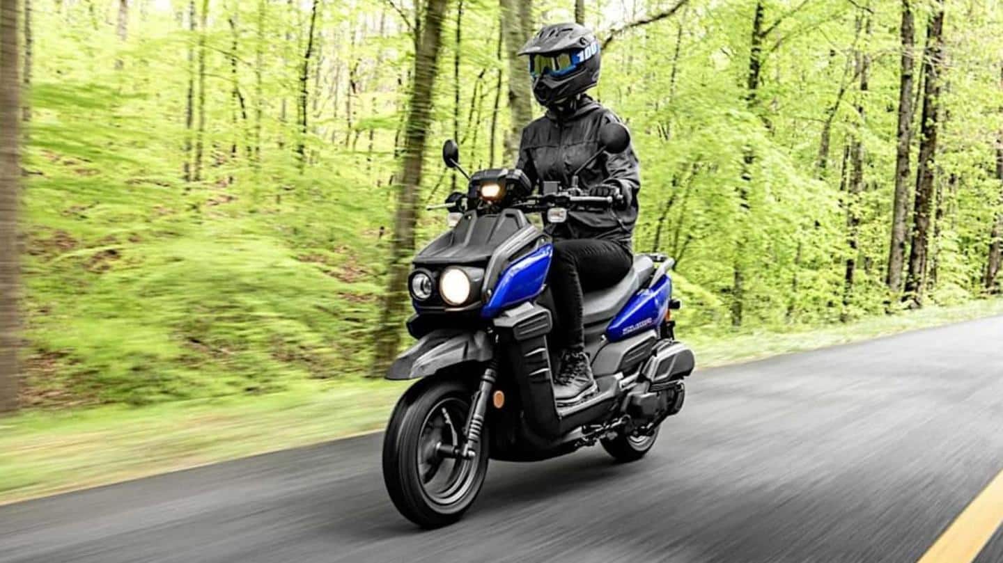 Yamaha's Zuma 125 scooter is designed for off-roading