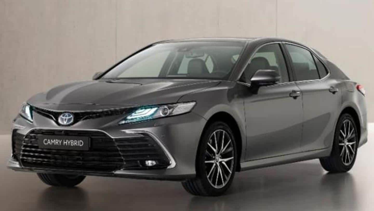 India-bound Toyota Camry Hybrid (facelift) sedan launched: Details here
