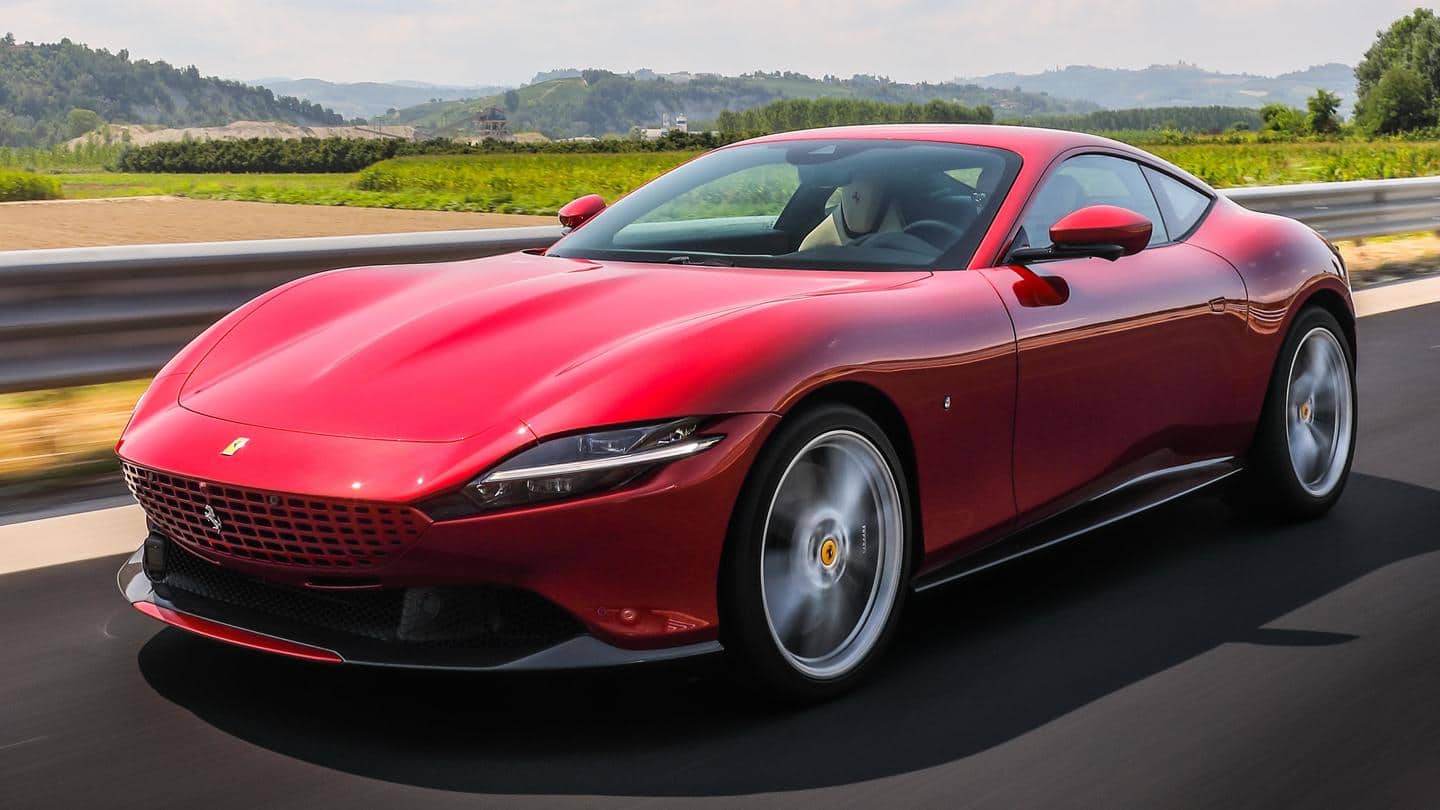 Ferrari Roma launched in India at Rs. 3.76 crore