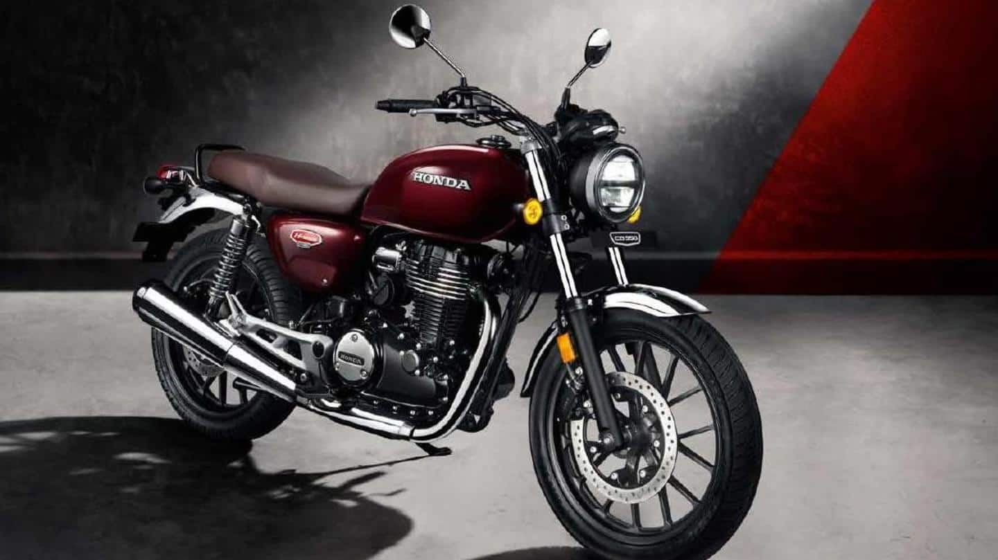 Honda H Ness Cb 350 Motorbike Launched At Rs 1 90 Lakh Newsbytes