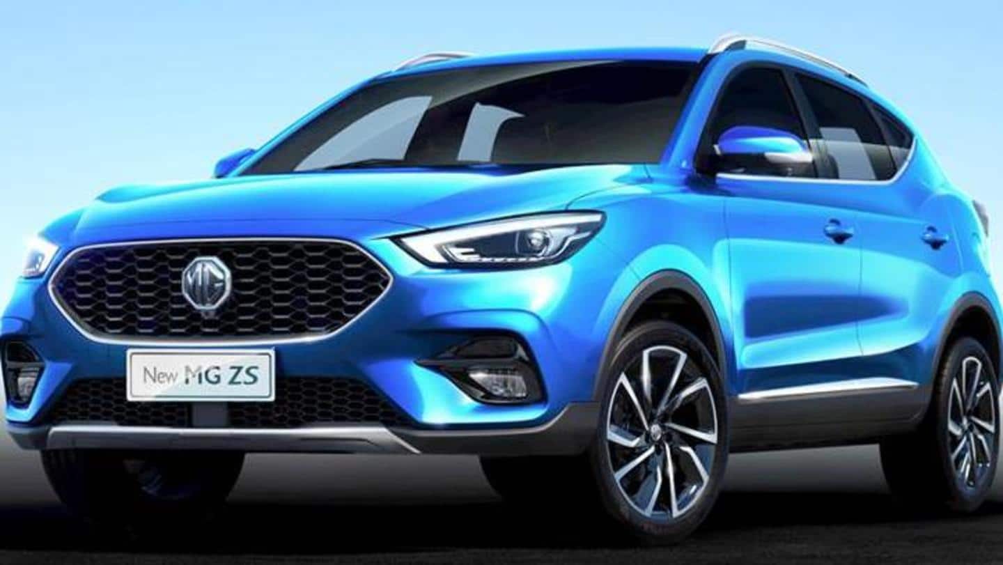 India-bound MG ZS (petrol) SUV spotted testing: Details here
