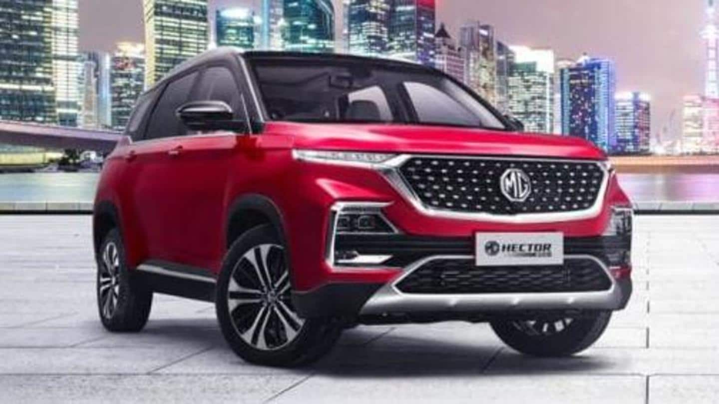 MG Hector SUV to come with a CVT gearbox option
